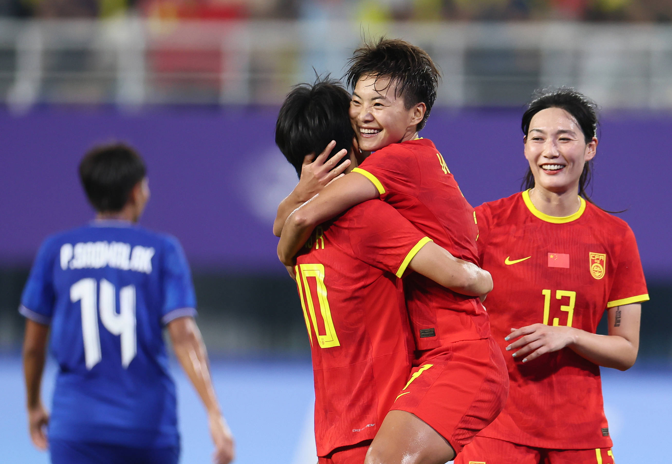 中国女足取得国际比赛的重要胜利